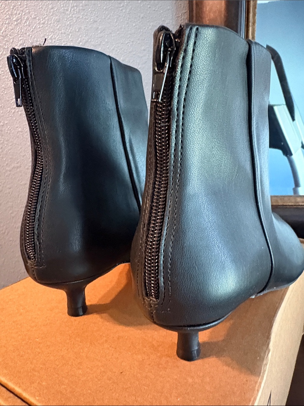 Cushionaire | Barbie Ankle Booties | Pointed Kitten-Heel - Picture 11 of 16